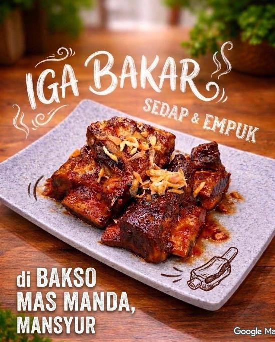 Sop Sumsum Iga Bakso Mas Manda